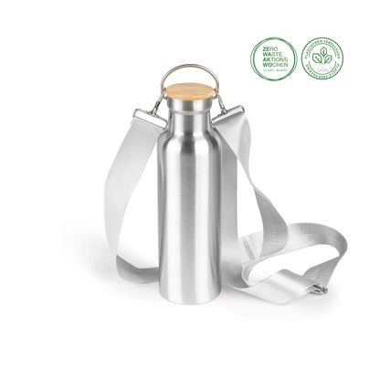 SUSABLE® Edelstahl Trinkflasche – 750 ml Kapazität mit doppelwandiger Isolierung. Hält Getränke bis zu 12 Stunden heiß und bis zu 24 Stunden kalt. Perfekt für Outdoor-Abenteuer