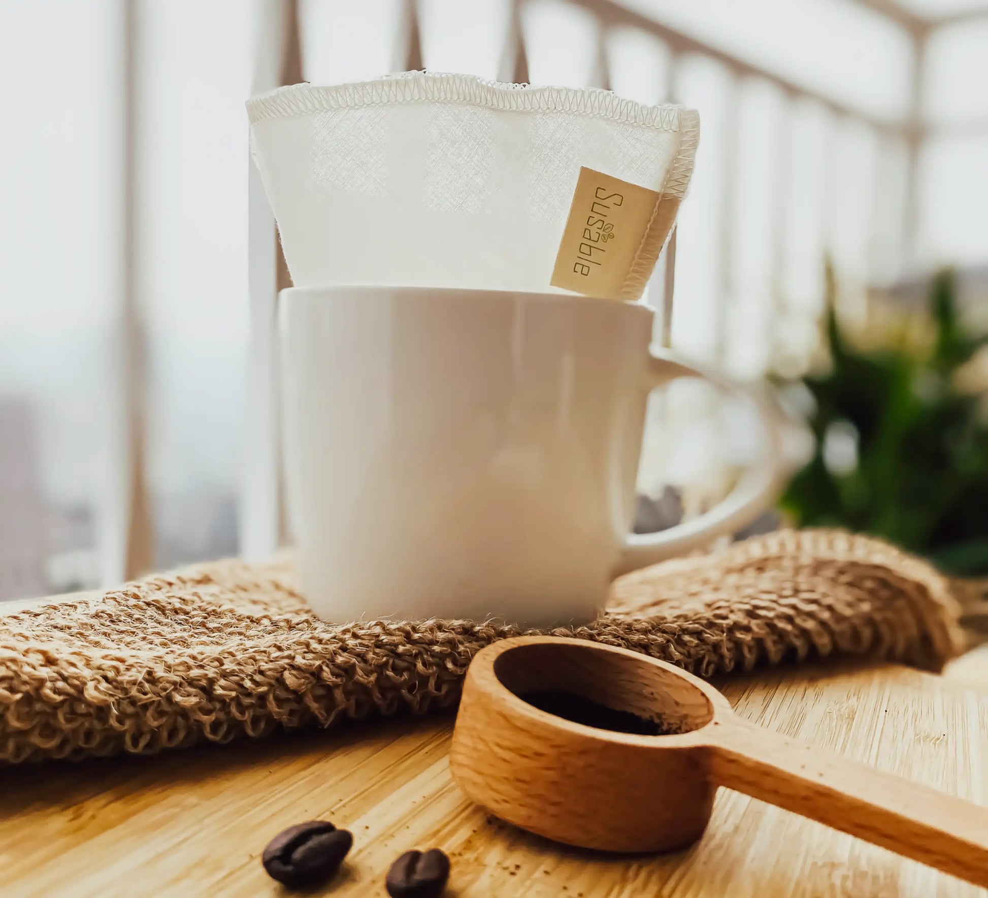Perfekte Kaffeezubereitung – Der wiederverwendbare Kaffee Filter von Susable für Größe 4. Spart Abfall und sorgt für beste Kaffeequalität, immer und immer wieder