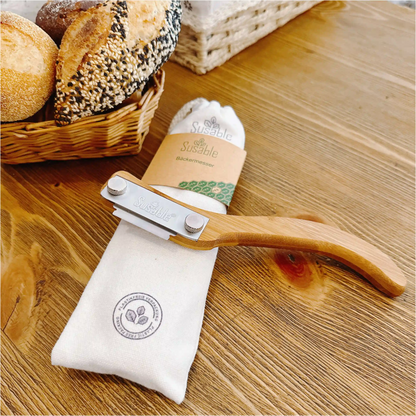 Designer Bäckermesser Ergonomisches Teigmesser mit verstellbarer Klinge für perfekte Brotschnitte