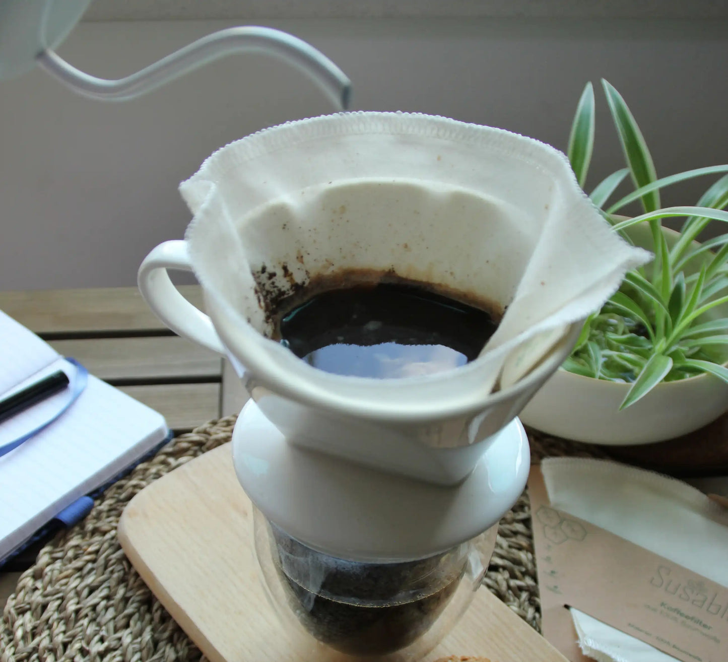 Susable Kaffee Filter – Größe 4 für optimalen Geschmack ohne Einwegfilter. Nachhaltig, robust und leicht zu reinigen. Ideal für umweltbewusste Kaffeeliebhaber