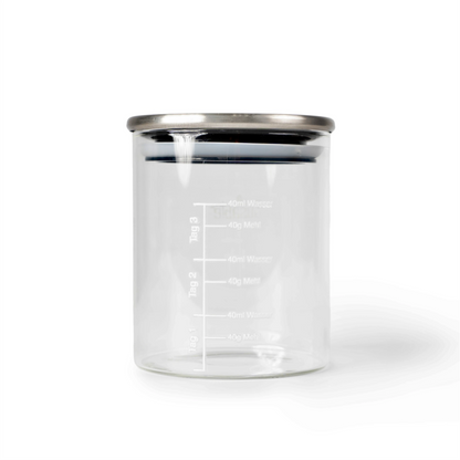 Perfekt für Sauerteig: Das Susable Starter Set mit 300ml und 450ml Weithalsgläsern bietet die ideale Umgebung für die Herstellung von Brot, Pizza und Pfannkuchen.